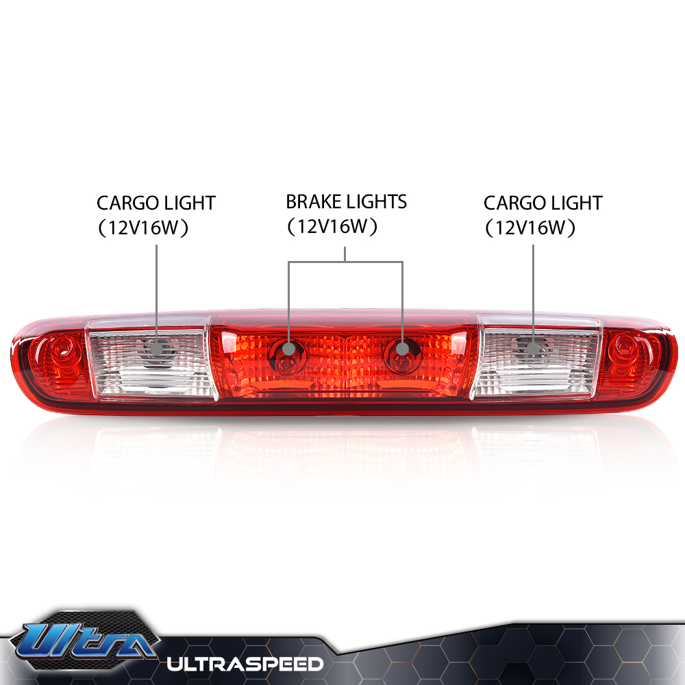 Fit For 07-14 Silverado Sierra High Mount 3rd Brake Light Cargo Combination Lamp