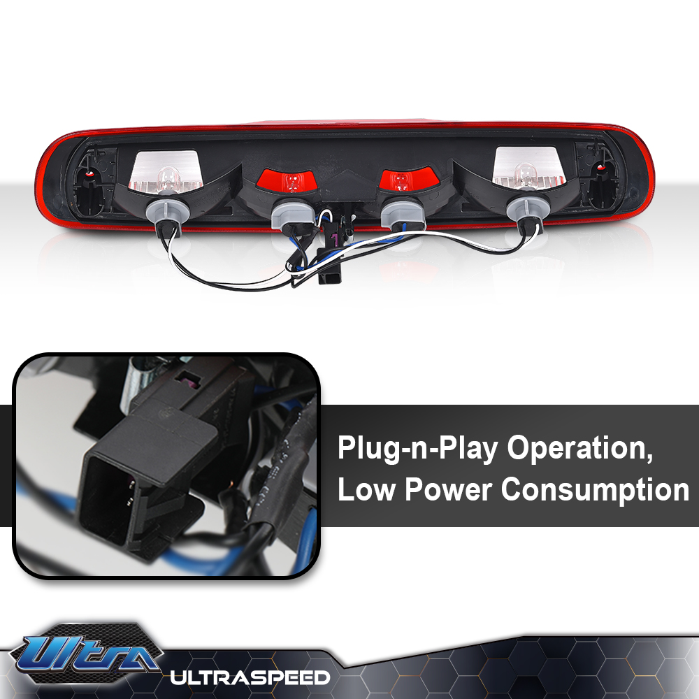 Fit For 07-14 Silverado Sierra High Mount 3rd Brake Light Cargo Combination Lamp