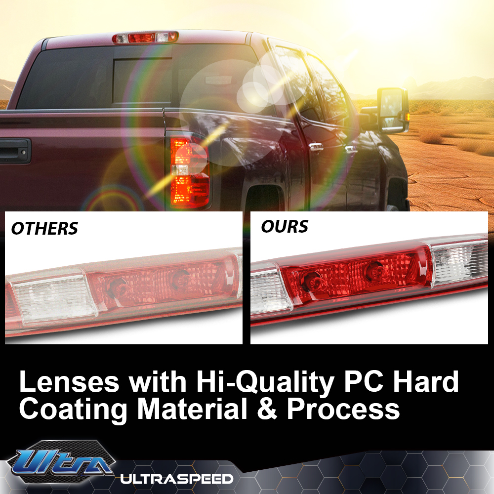 Fit For 07-14 Silverado Sierra High Mount 3rd Brake Light Cargo Combination Lamp